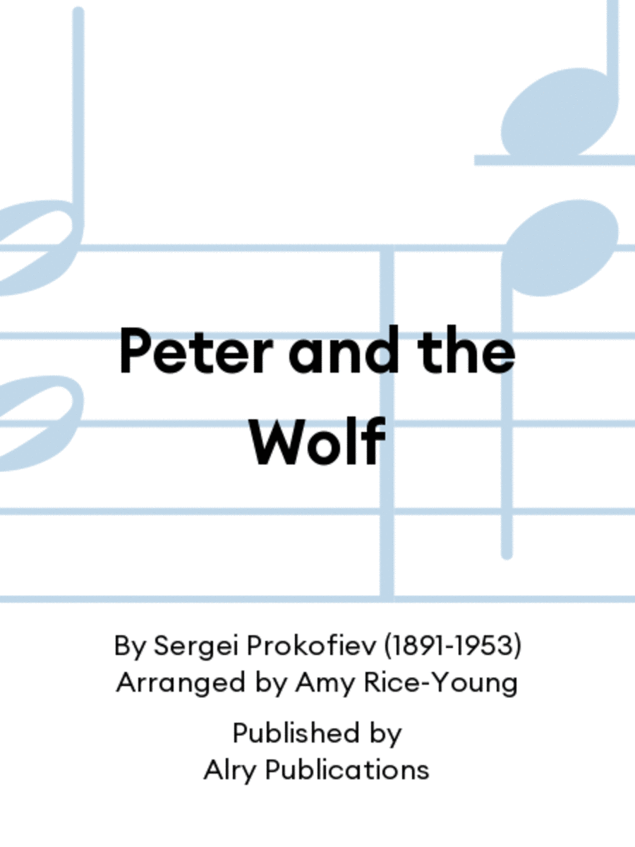 Peter and the Wolf Flute Choir scores gallery preview page 1