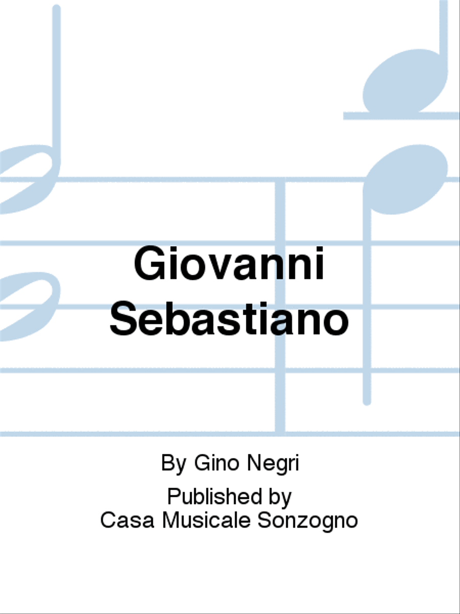 Giovanni Sebastiano Libretti scores gallery preview page 1