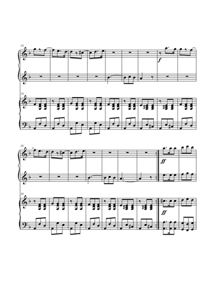 Introduction from Bizet's Carmen. Piano 4 hands image number null