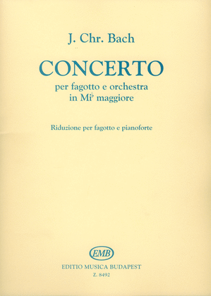 Book cover for Konzert Es-Dur für Fagott und Orchester