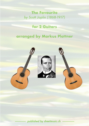 The Favourite - by Scott Joplin - for two Guitars