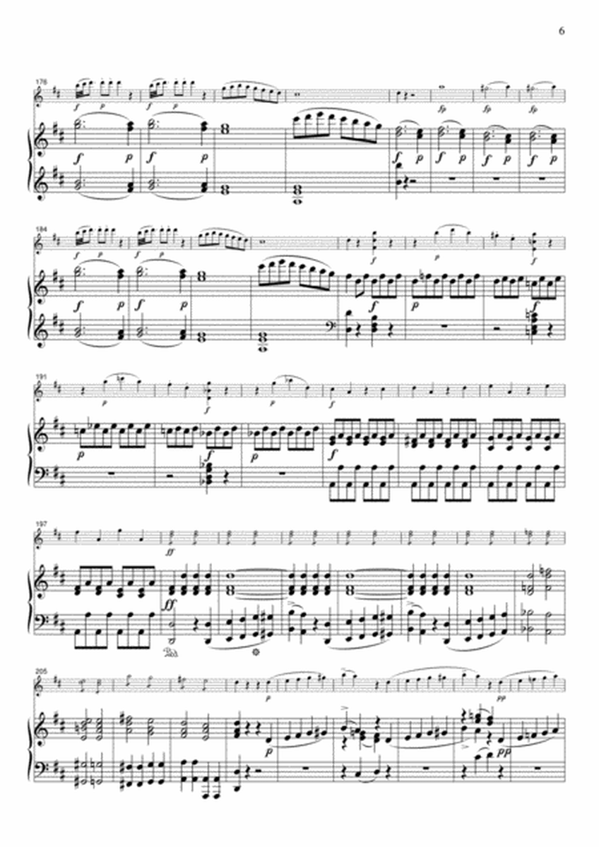 Mozart Le nozze di Figaro Overture, for Violin & Piano, VM003