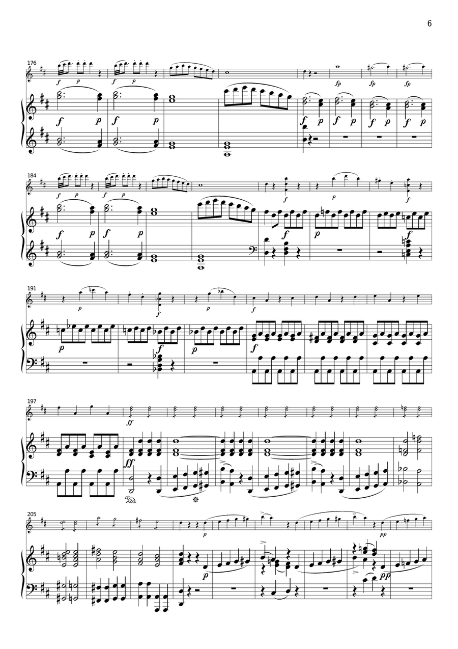 Mozart Le nozze di Figaro Overture, for Violin & Piano, VM003 Violin Solo scores gallery preview page 6