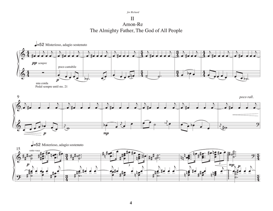 From the Temple of Dendera:12 Etudes for Piano Piano Method scores gallery preview page 6