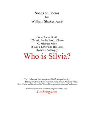 Who is Silvia? (Shakespeare)
