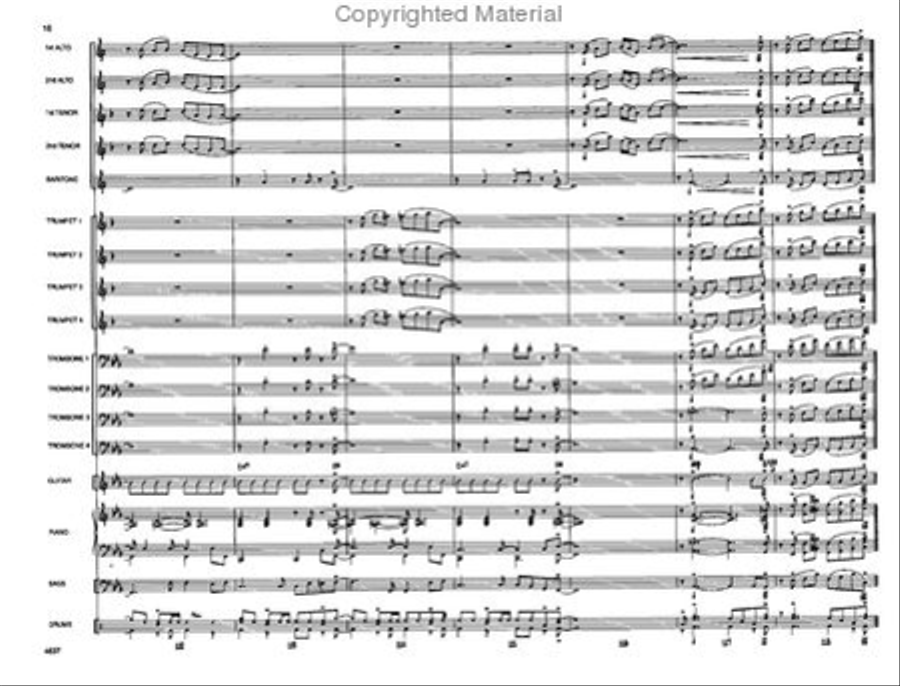 Night Rider Jazz Ensemble scores gallery preview page 15
