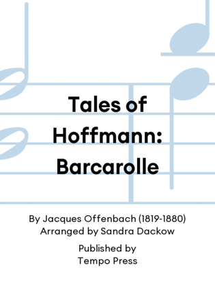 Book cover for Tales of Hoffmann: Barcarolle