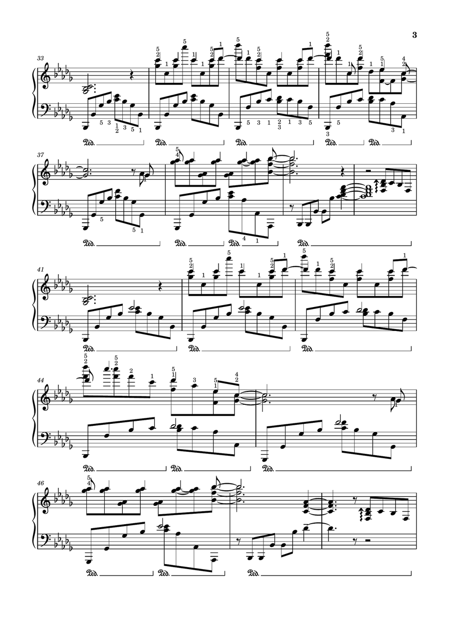 Without You I'm Nothing Piano Solo scores gallery preview page 3