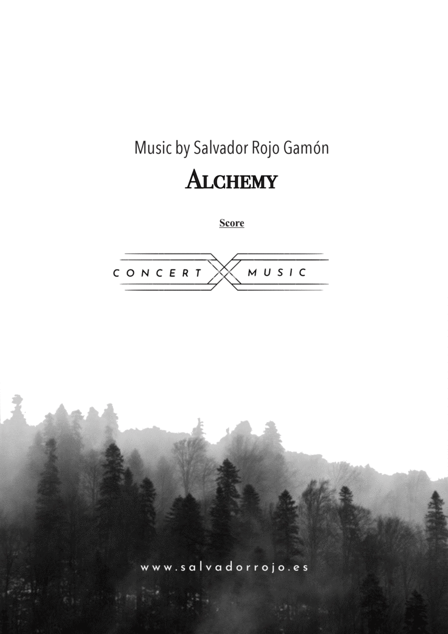 Alchemy for Clarinet Ensemble (Clarinet Choir) Clarinet Choir scores gallery preview page 1