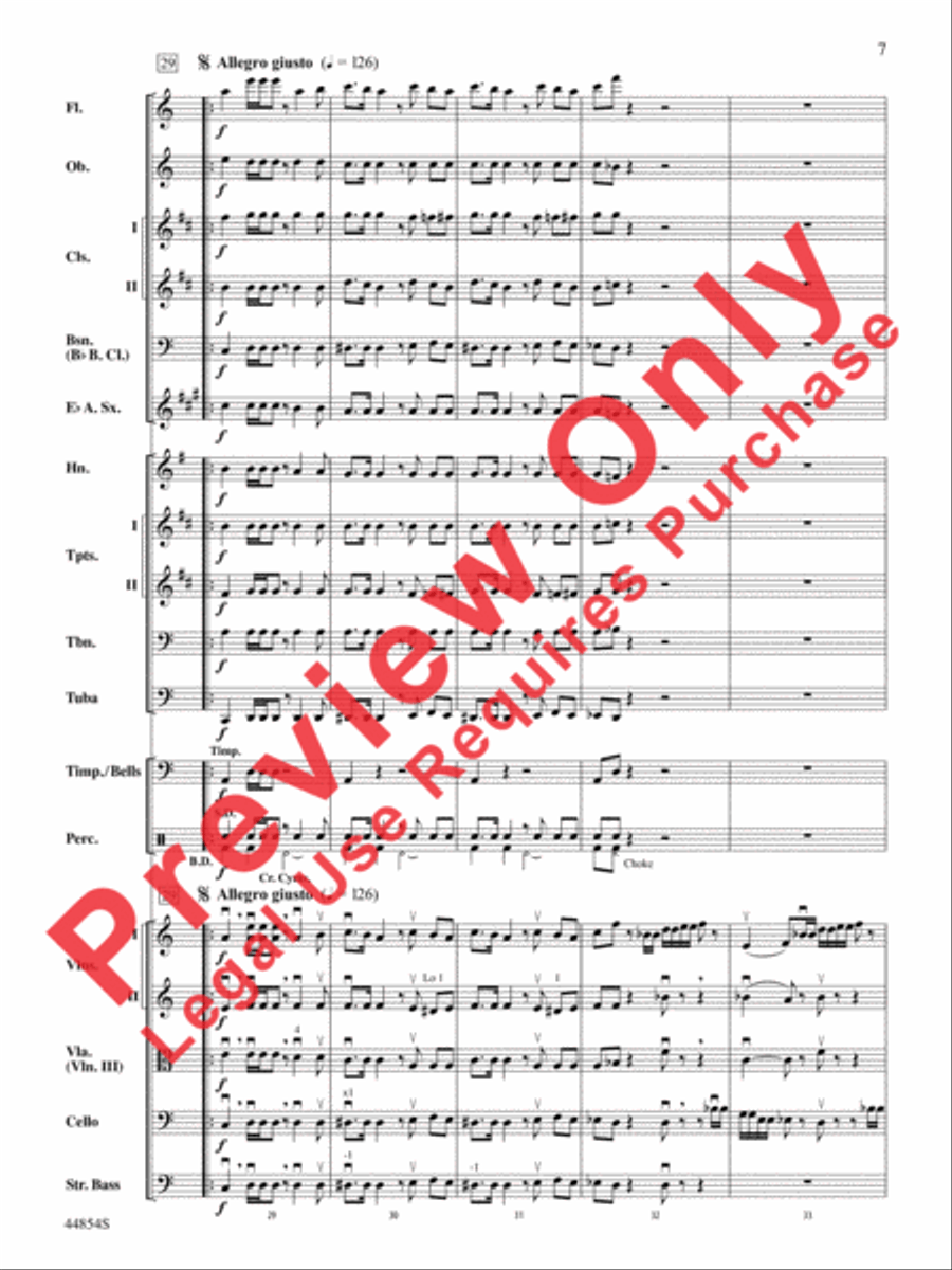 Romeo and Juliet Overture Full Orchestra scores gallery preview page 27