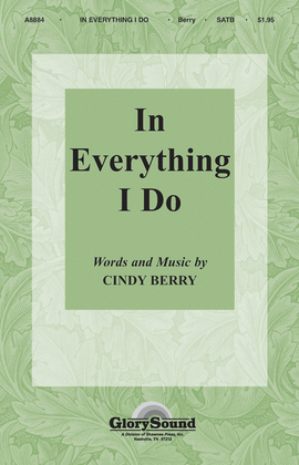 Book cover for In Everything I Do