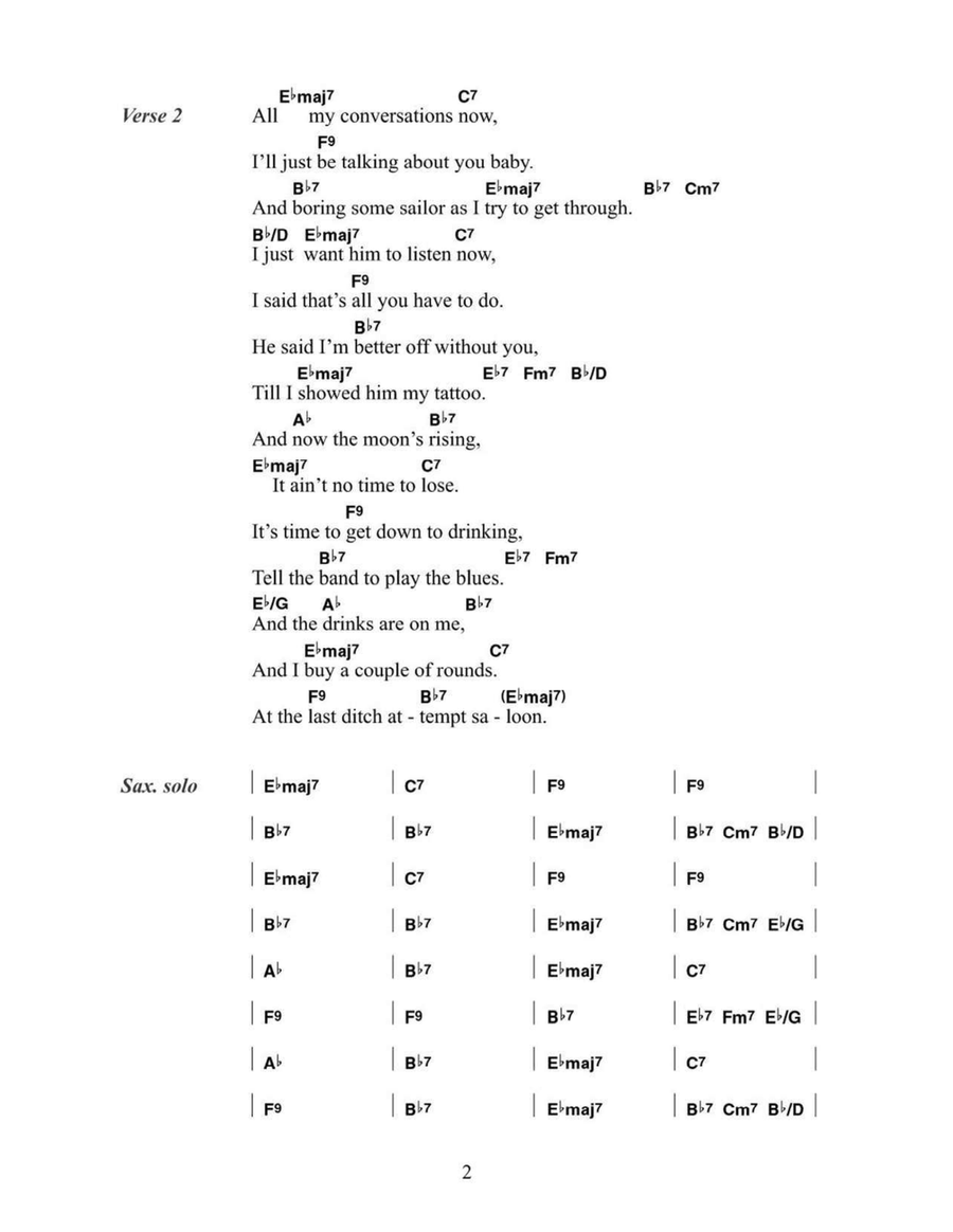 Warm Beer And Cold Women Easy Guitar scores gallery preview page 2
