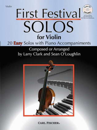 Book cover for First Festival Solos Violin Book/CD