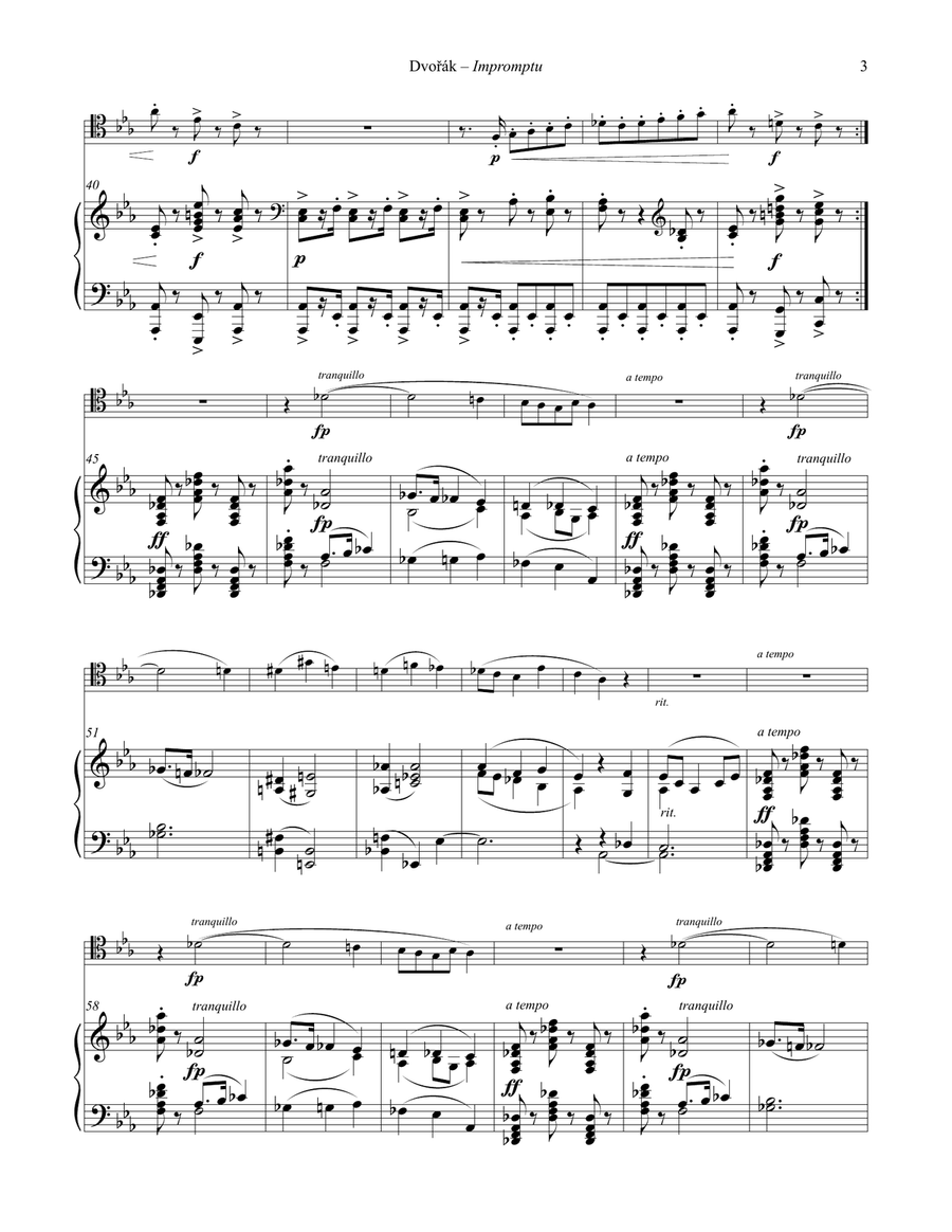 Chorale Fanfare for Brass Quartet & Organ Small Ensemble scores gallery preview page 3