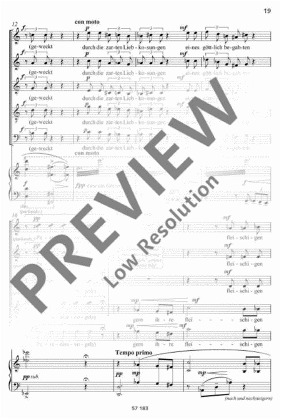 Variationen über die Liebe Mixed Choir scores gallery preview page 20