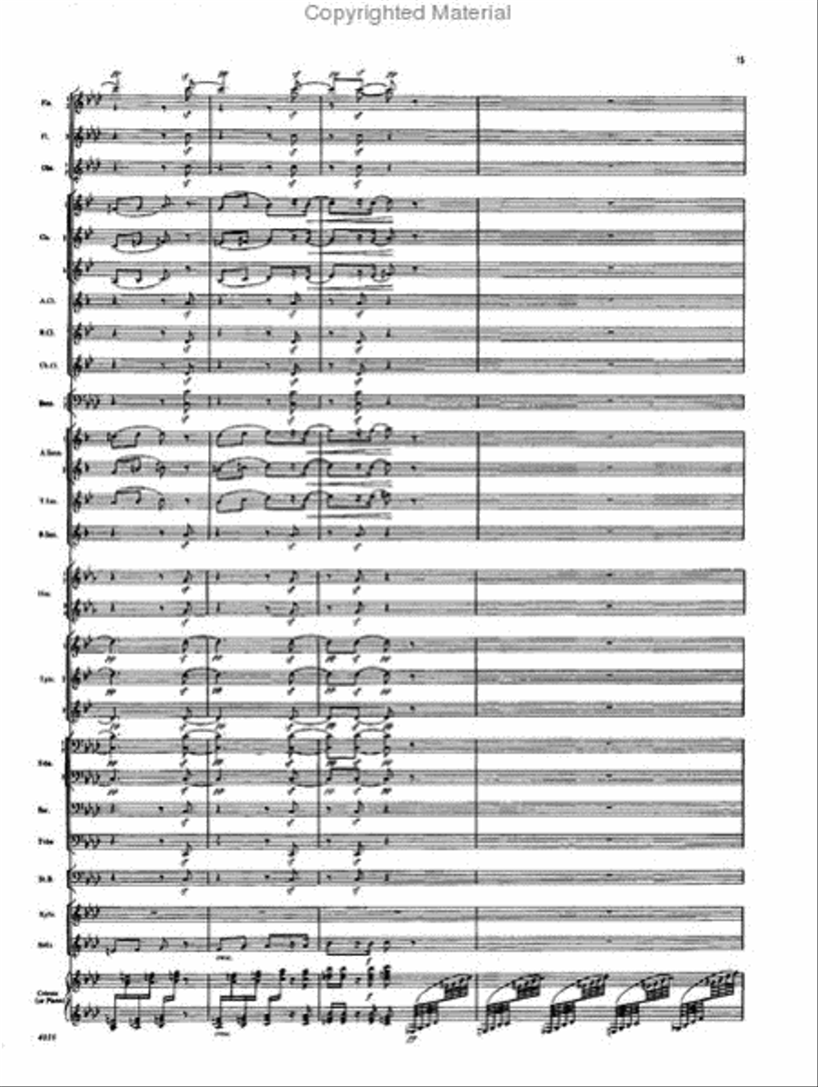 Selections from the Nutcracker Suite Concert Band scores gallery preview page 13
