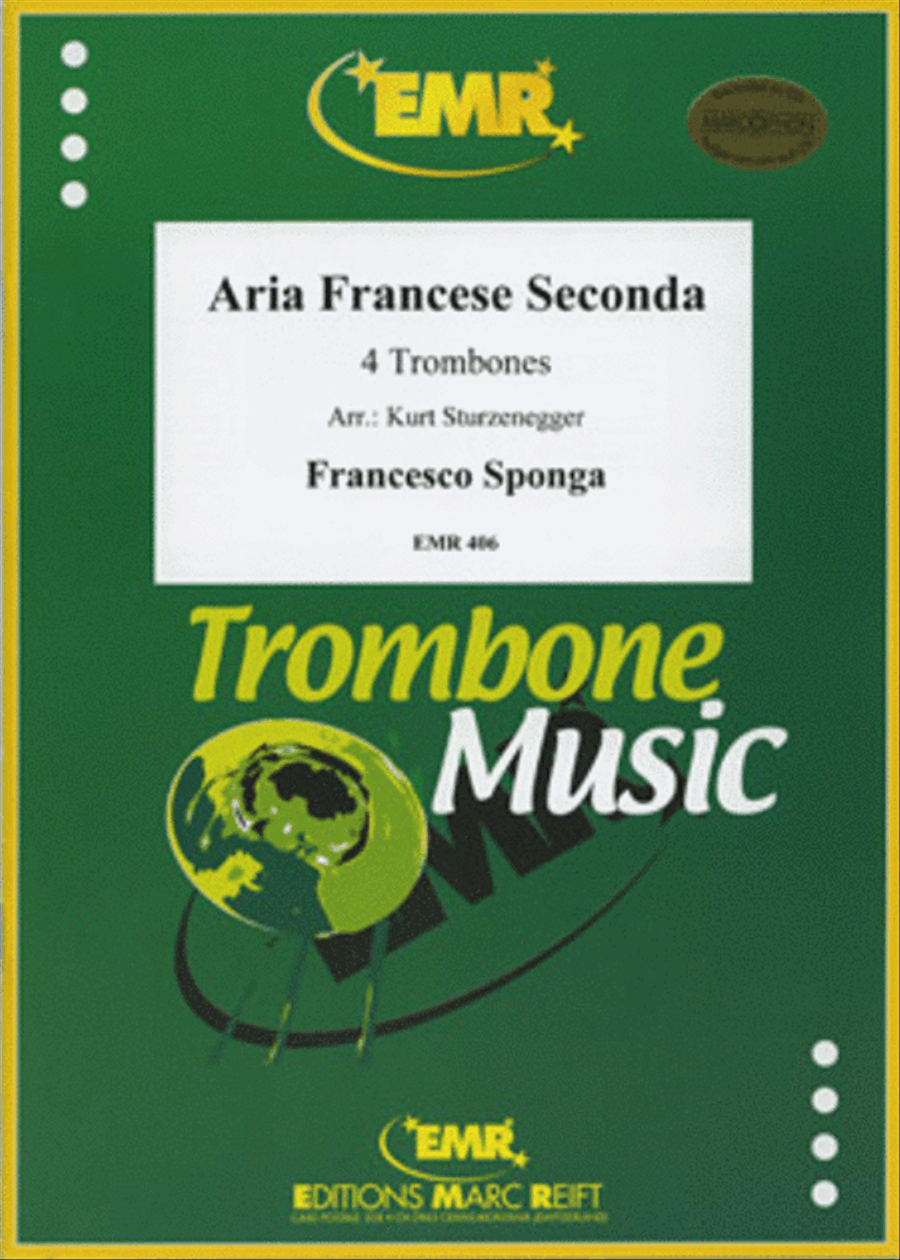 Aria Francese Seconda Trombone Quartet scores gallery preview page 1