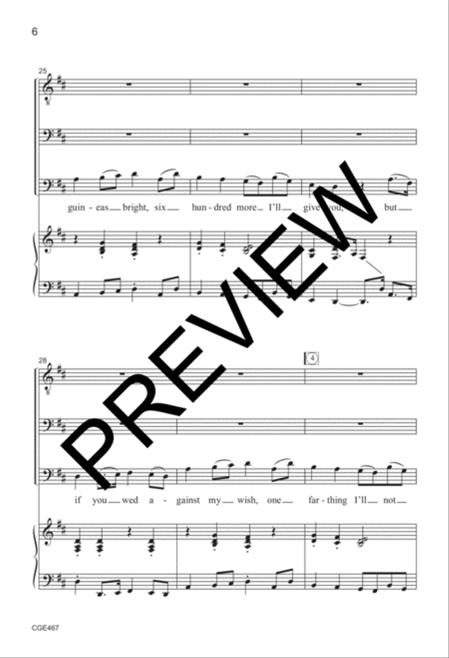 -Jack the Sailor - TBB 3-Part scores gallery preview page 6