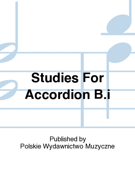Studies For Accordion B.i