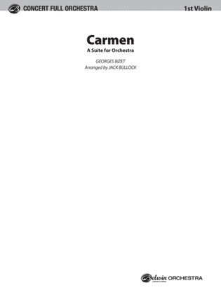 Book cover for Carmen Suite: 1st Violin