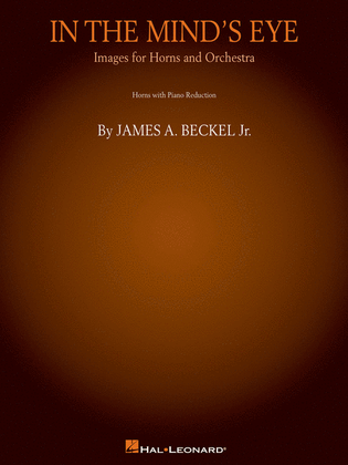 Book cover for In the Mind's Eye: Images for Horns and Orchestra (Piano Reduction)