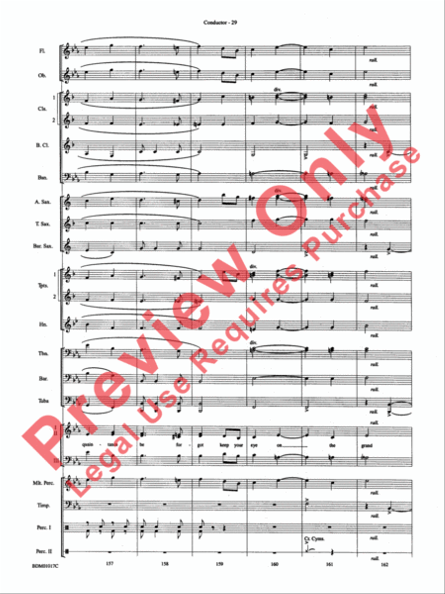 An American Celebration Concert Band scores gallery preview page 32