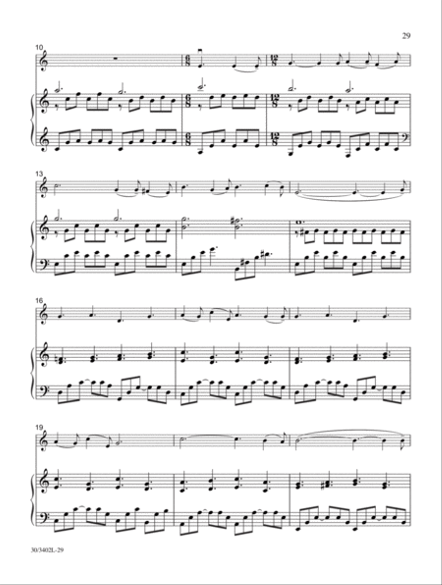 The Everlasting Song Violin Solo scores gallery preview page 13