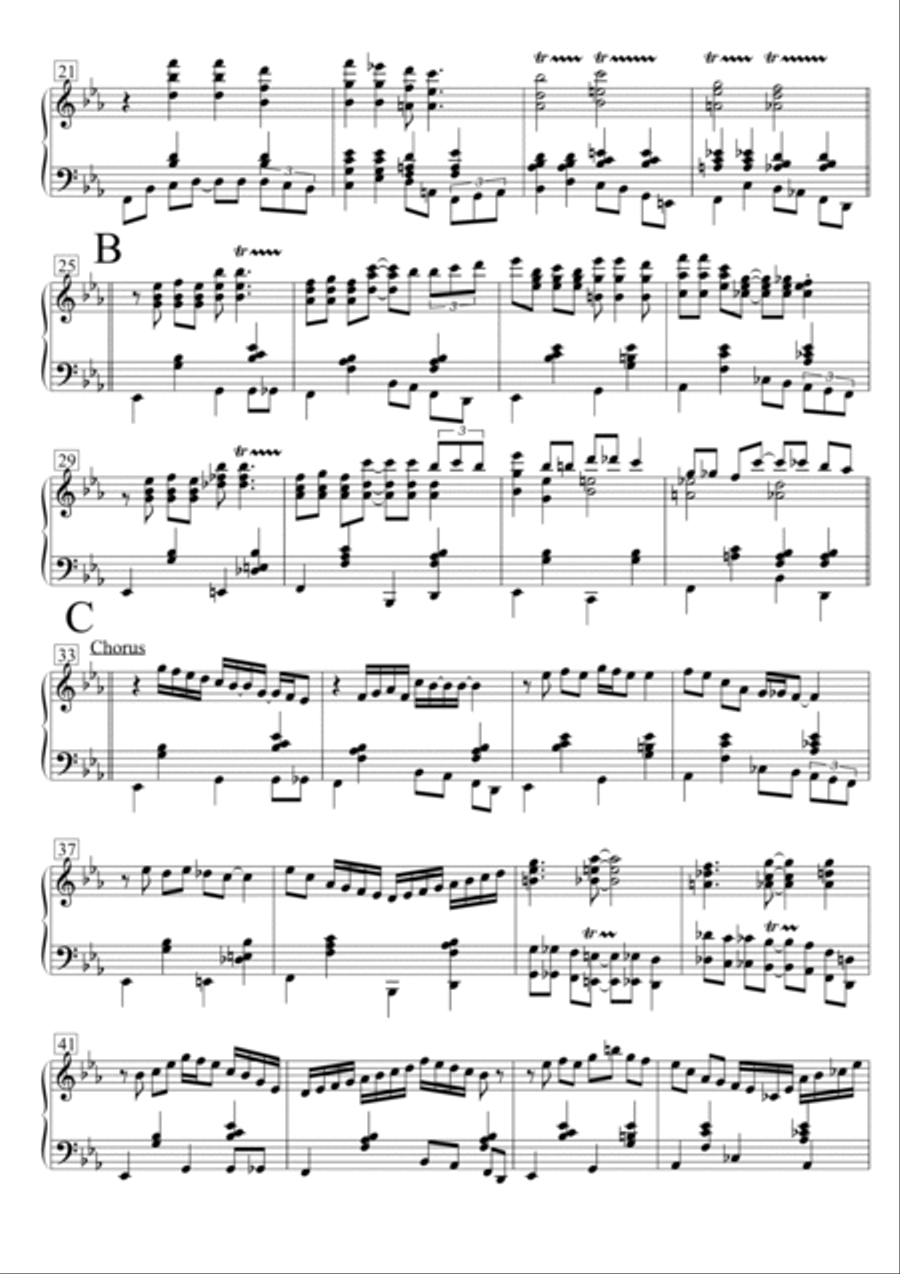Ain't Misbehavin' Percussion Ensemble scores gallery preview page 3