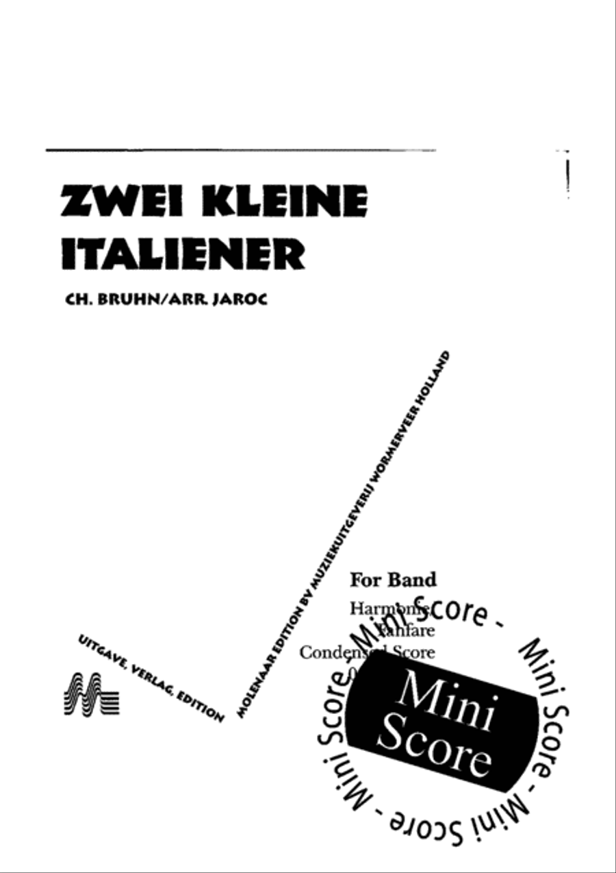 Zwei Kleine Italiener Concert Band scores gallery preview page 3