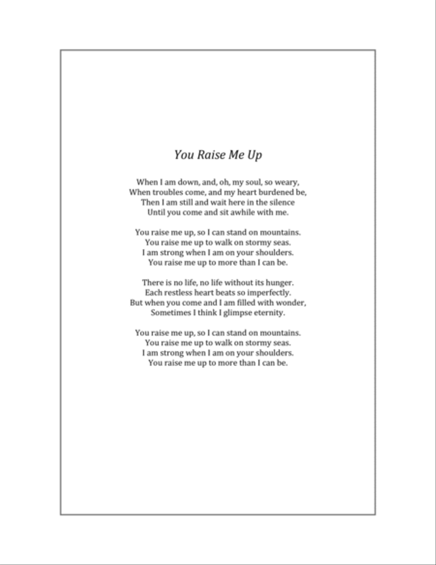You Raise Me Up Harp scores gallery preview page 2