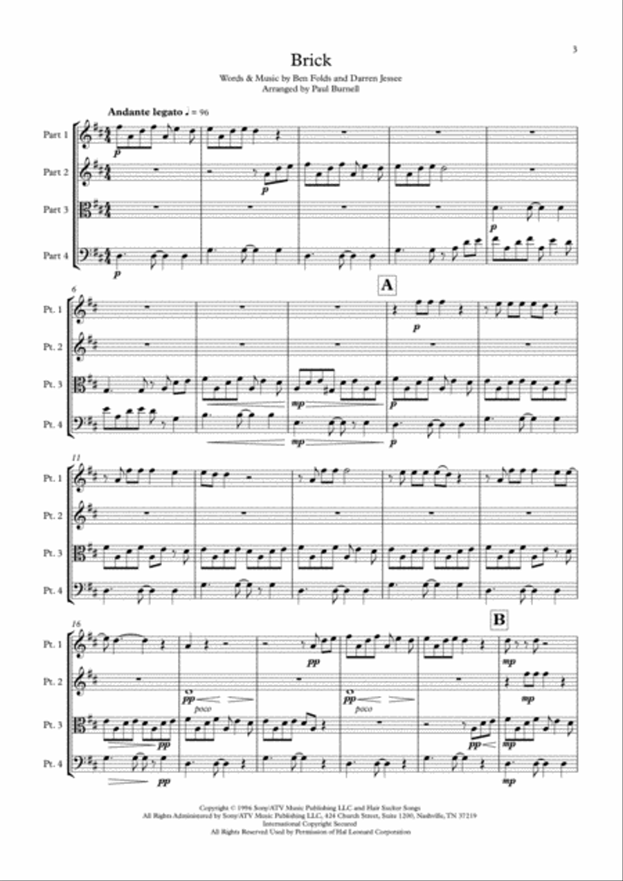 Brick Small Ensemble scores gallery preview page 3