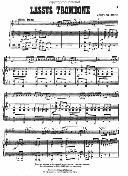 Henry Fillmore's Lassus Trombone