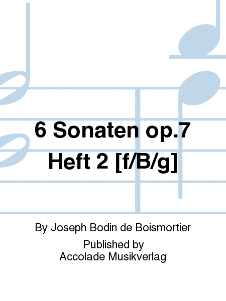 6 Sonaten op.7 Heft 2 [f/B/g]