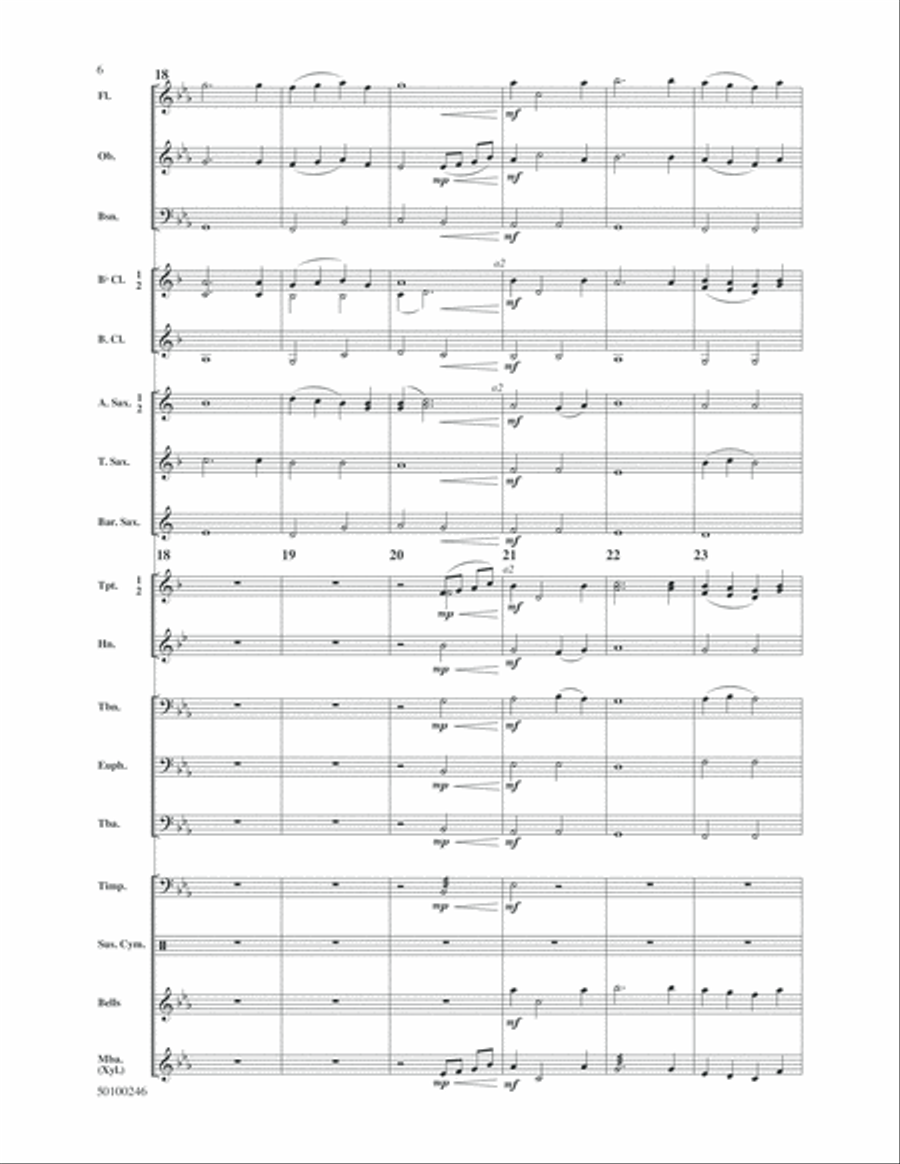 Chorale for Band Chorale for Band Concert Band scores gallery preview page 6