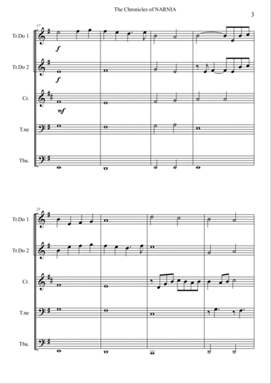 Evacuating London Brass Ensemble scores gallery preview page 4