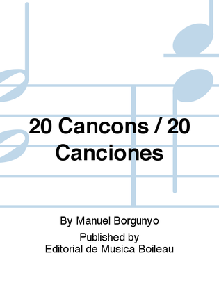 20 Cancons / 20 Canciones
