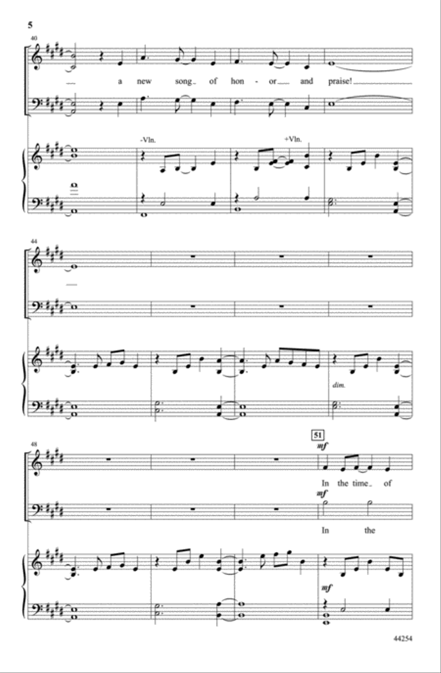 Celtic Canticle Celtic Canticle 4-Part scores gallery preview page 4