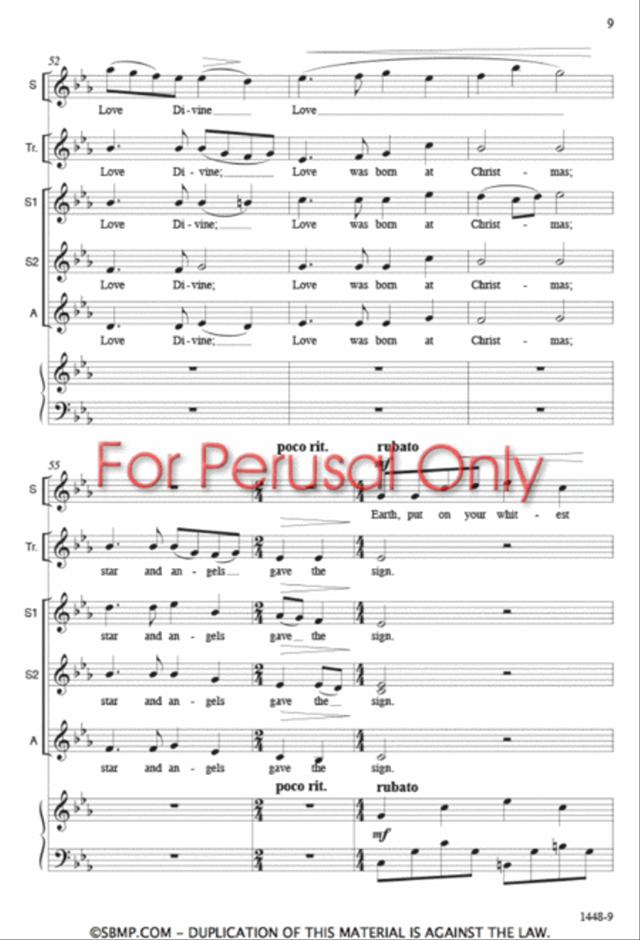Christmastide - SSA Octavo SSA scores gallery preview page 8