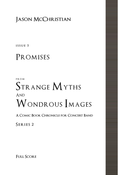 Issue 5, Series 2 - Promises from Strange Myths and Wondrous Images - A Comic Book Chronicle for Con image number null
