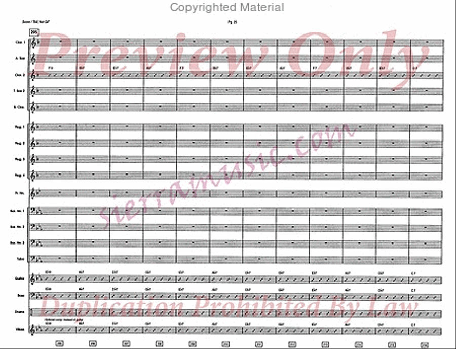 Bill, Not Gil Bill, Not Gil Jazz Ensemble scores gallery preview page 26