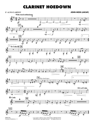 Clarinet Hoedown - Eb Alto Clarinet