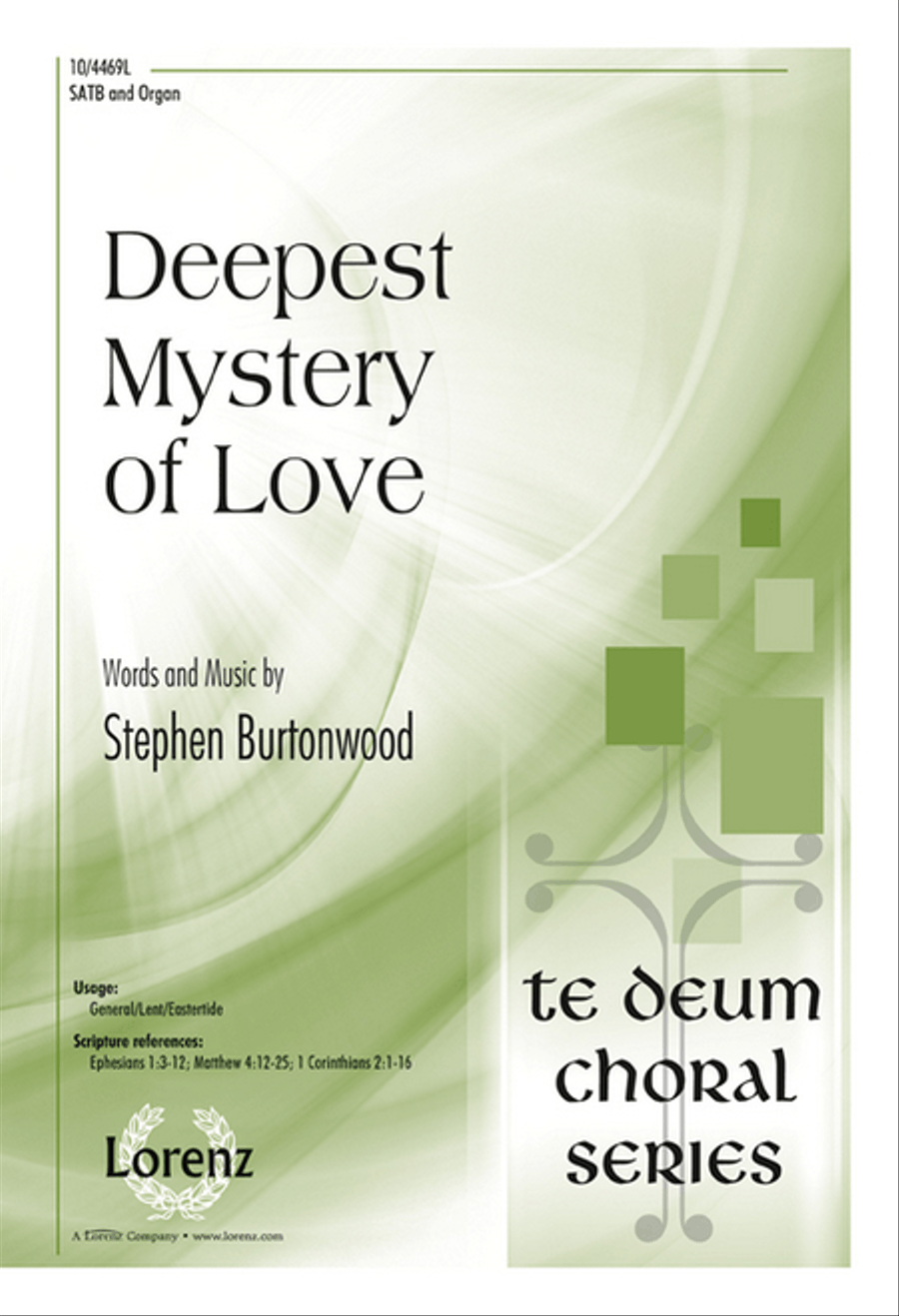 Deepest Mystery of Love Deepest Mystery of Love 4-Part scores gallery preview page 1
