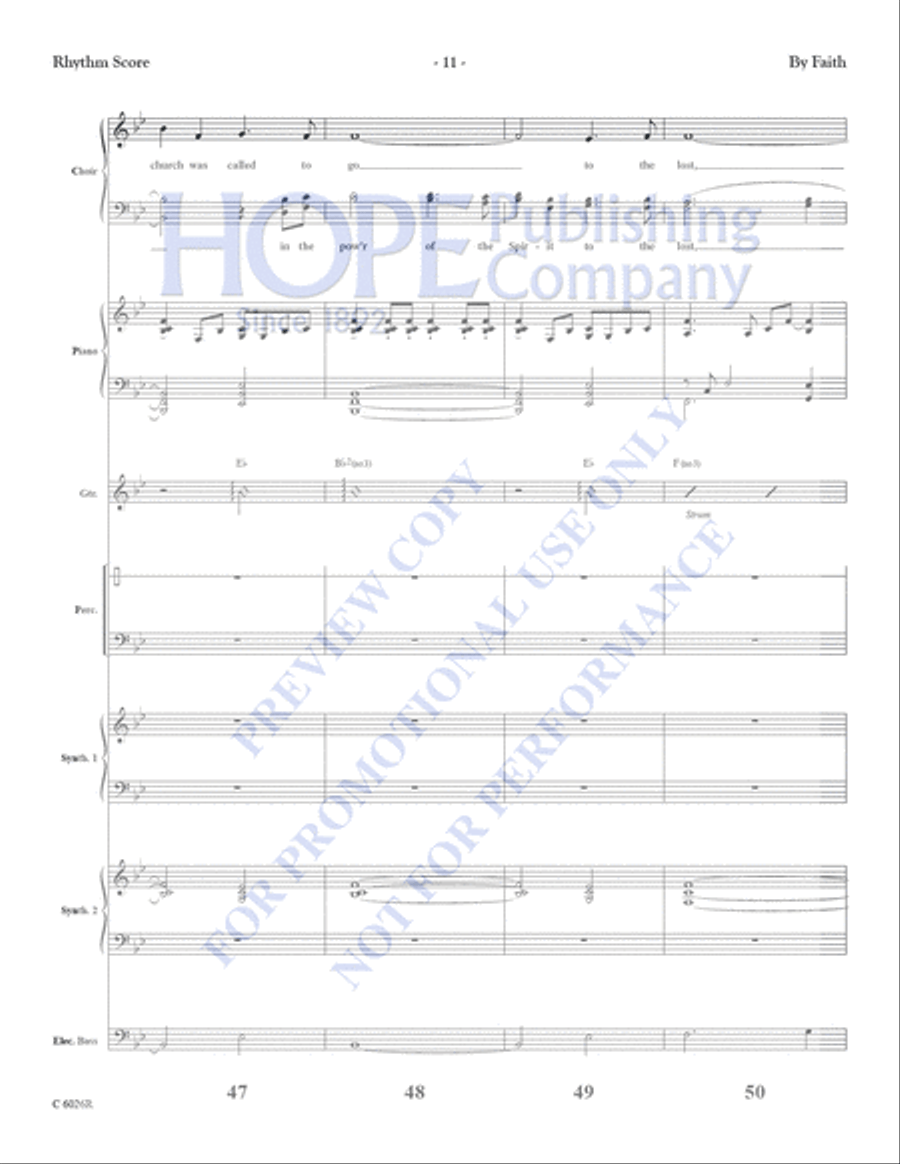 By Faith Handbell Choir scores gallery preview page 13