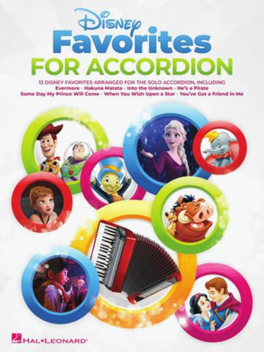 Disney Favorites for Accordion Accordion scores gallery preview page 1