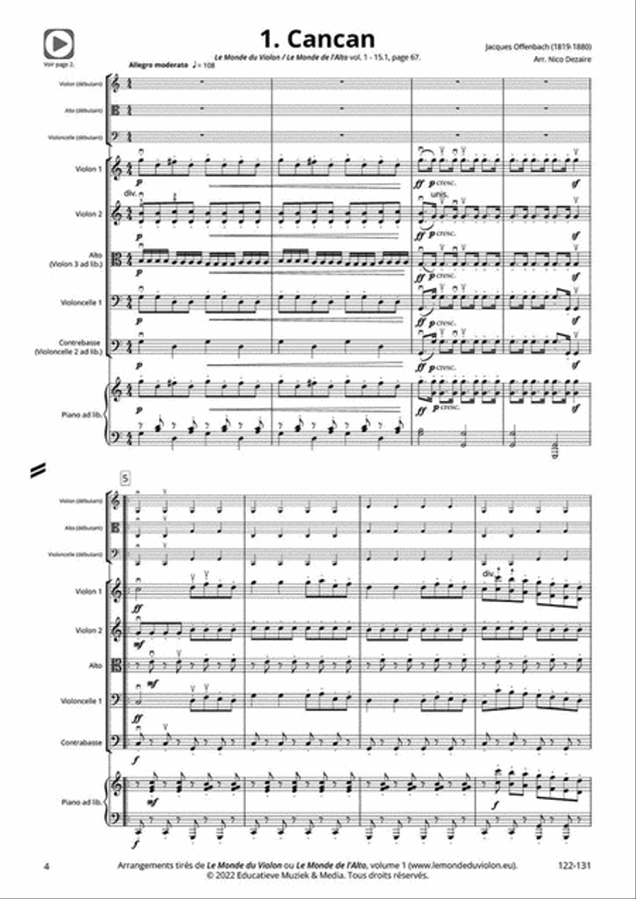 Notre premier concert! String Orchestra scores gallery preview page 2