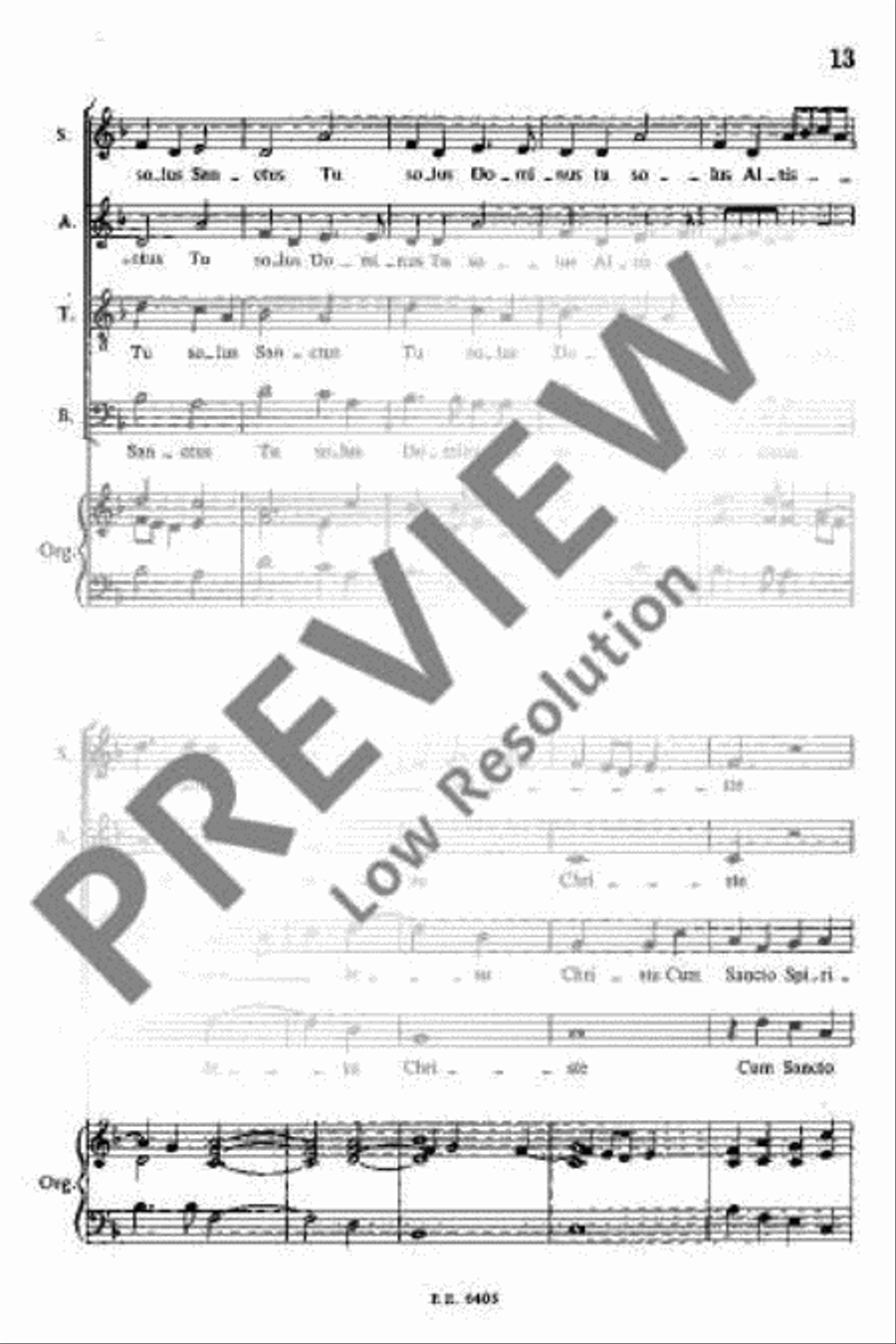 Messa Nr. II in F 4-Part scores gallery preview page 18