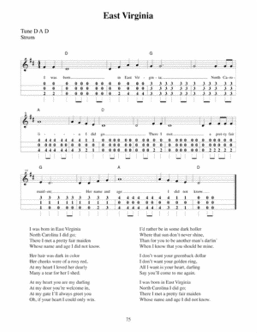 Greenwich Village - The Happy Folk Singing Days 1950s and 1960s Guitar scores gallery preview page 4