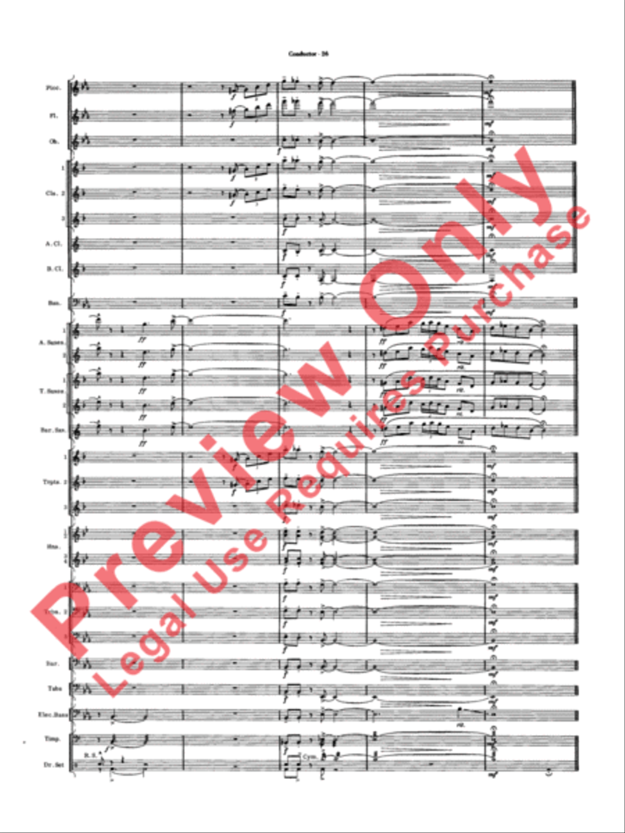Five to Go Five to Go Concert Band scores gallery preview page 28