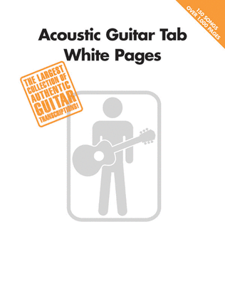 Book cover for Acoustic Guitar Tab White Pages