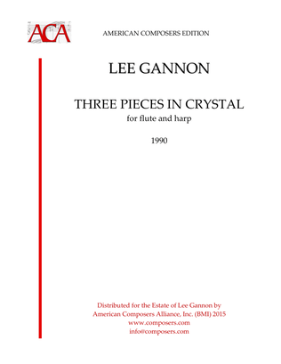 [Gannon] Three Pieces in Crystal
